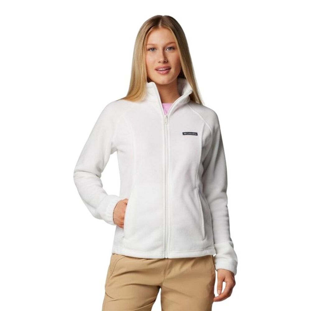Columbia Womens/Ladies Benton Full Zip Fleece Jacket / White